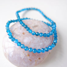 Blue Apatite Crystal Bracelet