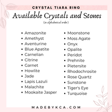 Crystal Tiara Ring