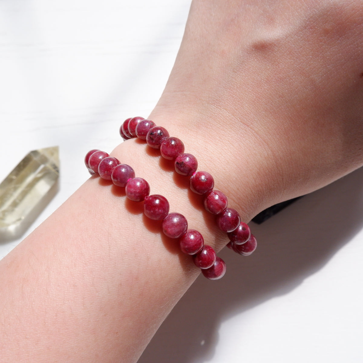 Ruby Crystal Bracelet - High Grade