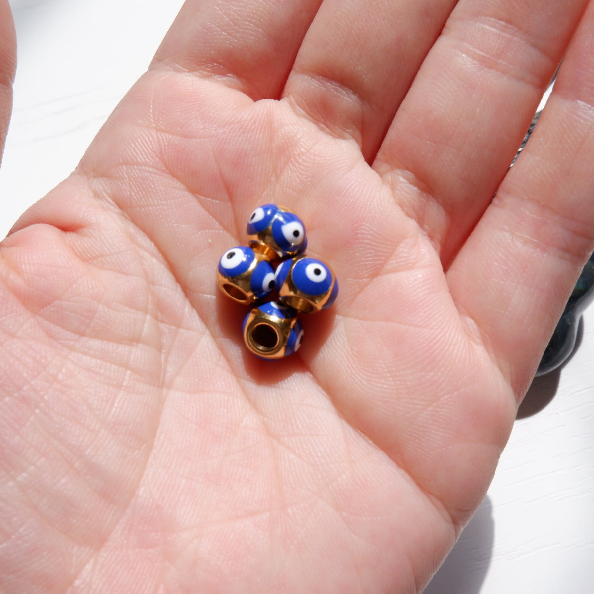Simple Evil Eye Add-on for Bracelet