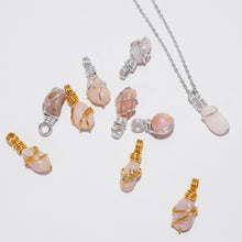 Free-form Pink Opal Necklace