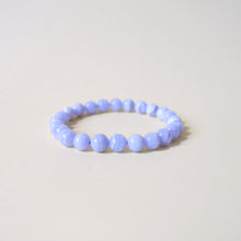 Blue Lace Agate Crystal Bracelet