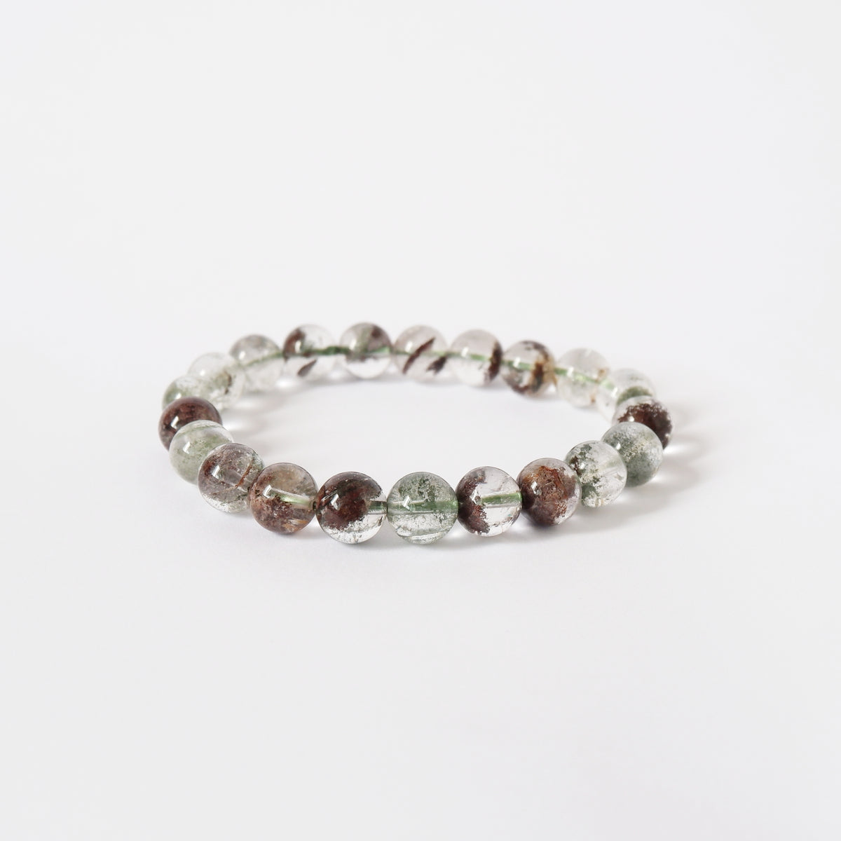 Green Phantom Quartz Crystal Bracelet
