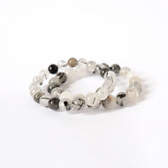 Tourmalinated Quartz Bracelet