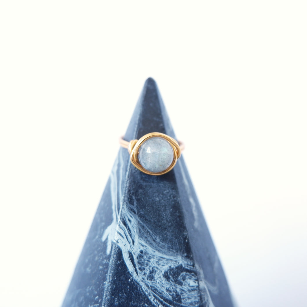Simple Ring - Labradorite