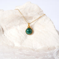 Dew Necklace - Malachite