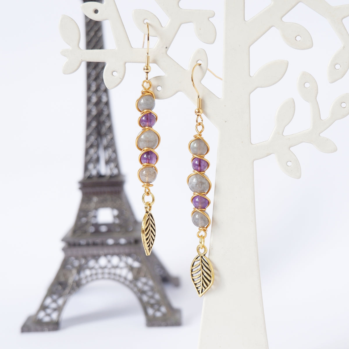 Wand Crystal Earrings