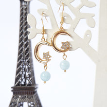 Moon and Star Earrings