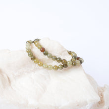 Green Garnet Crystal Bracelet