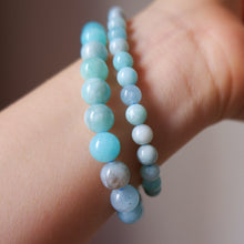 Amazonite Blue Crystal Bracelet
