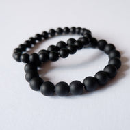 Matte Onyx Crystal Bracelet