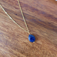 Lapis Lazuli Teardrop Necklace