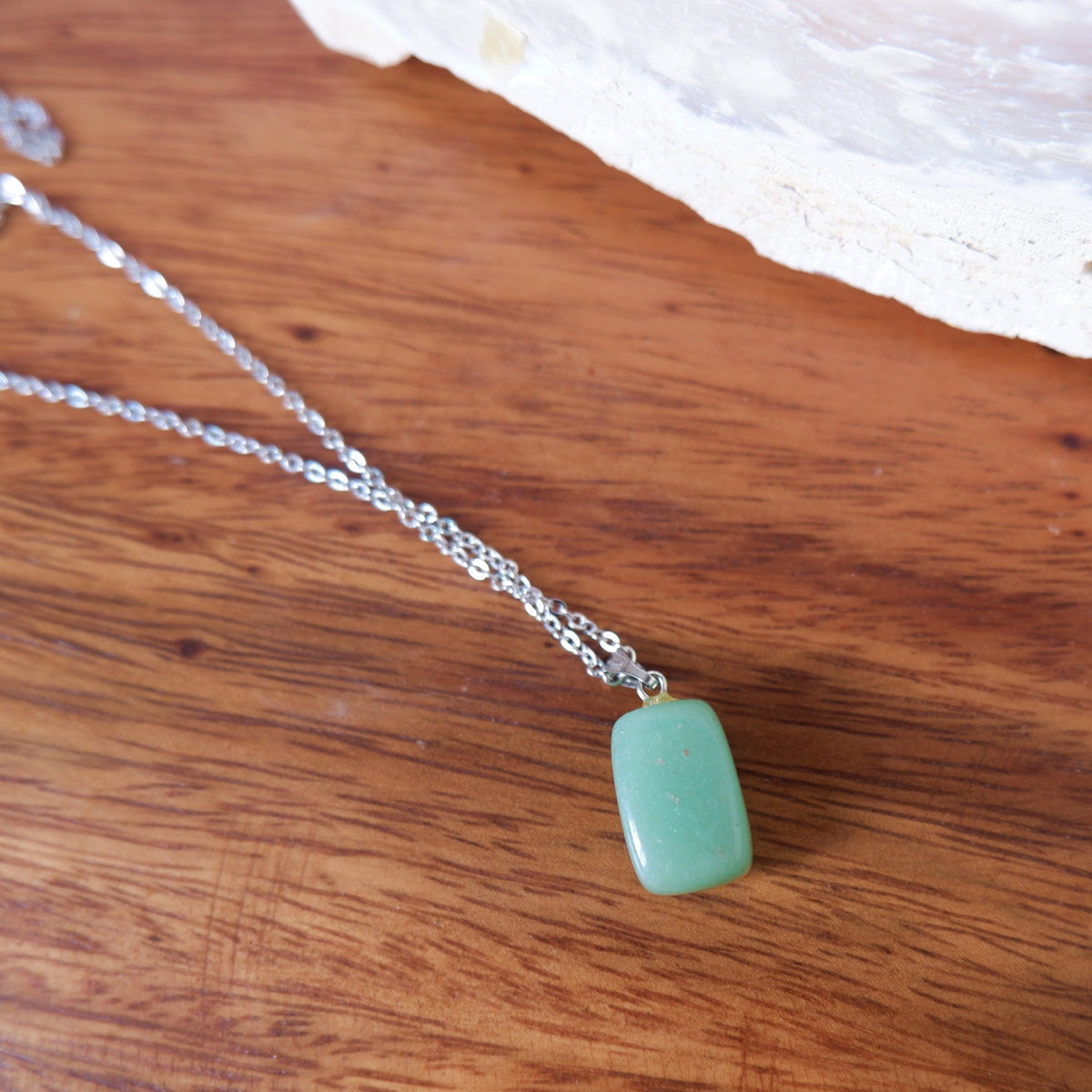 Pendant Necklace - Lapis, Rose Quartz, Tiger's Eye, Obsidian, Green Aventurine