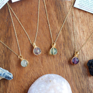 Dew Necklace - Fluorite