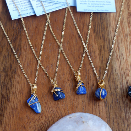 Free-form Lapis Lazuli Necklace