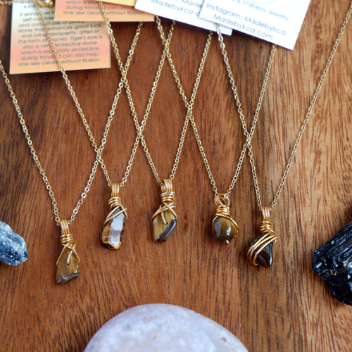 Free-form Tiger's eye Necklace