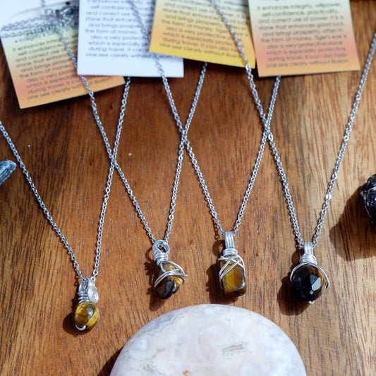 Free-form Tiger's eye Necklace