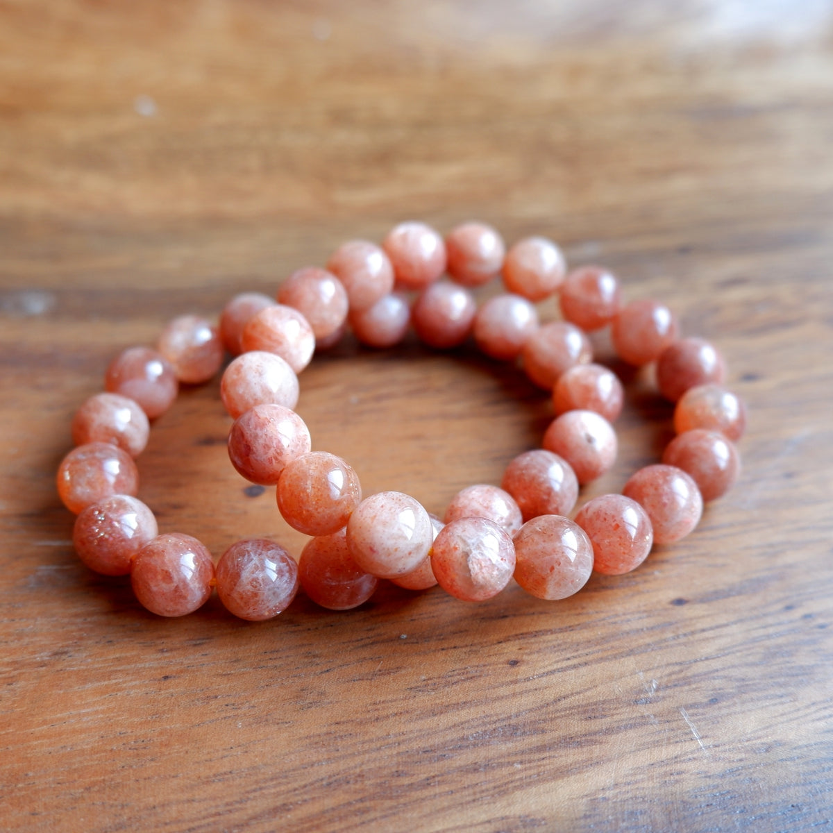 Russian Sunstone Crystal Bracelet - High Grade