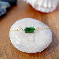 Diana Tube Bracelet - Jade