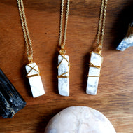 Howlite Shard Necklace