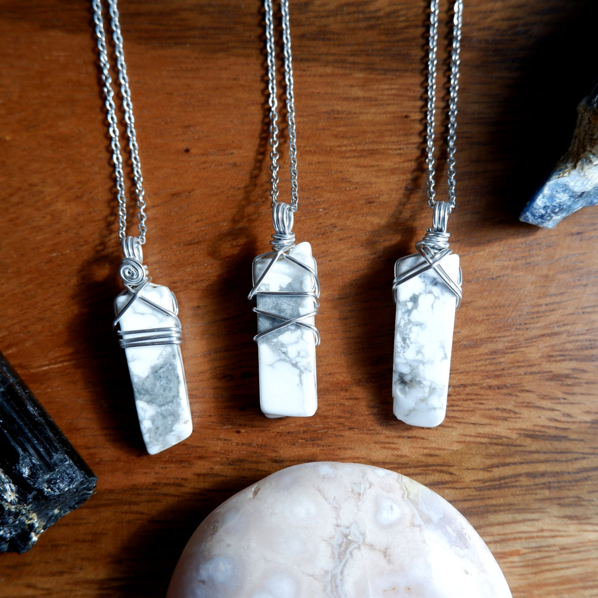 Howlite Shard Necklace
