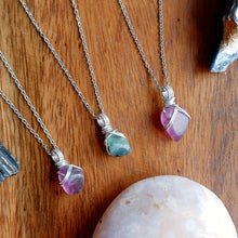Free-form Fluorite Necklace