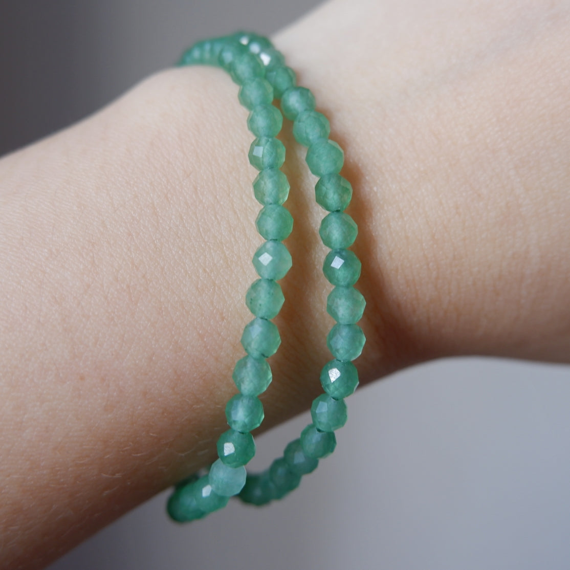 Green Aventurine Crystal Bracelet 4mm