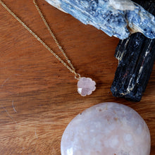 Pendant Series - Andrea Necklace Rose Quartz