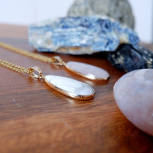 Pendant Series - Rose Quartz  and Howlite Drop