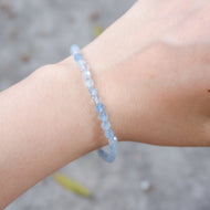 Aquamarine Bracelet - 4mm