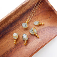 Free-form Prehnite Necklace | Healer of Healers