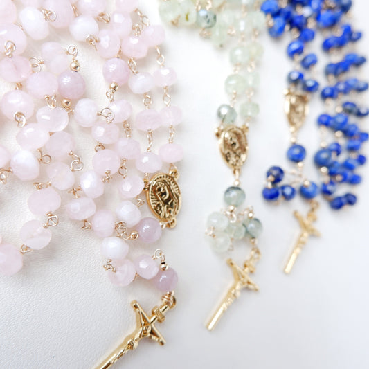 Full Rosary Necklace - 10k Gold Filled