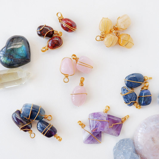 [SALE] Vibrant Color with Damages Crystal Necklaces