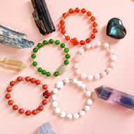 Ally Crystal Rosary Bracelet - 8mm