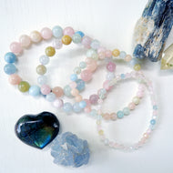 Morganite Crystal Bracelet