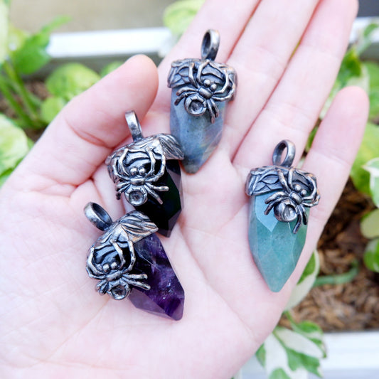 Pendant Series - Spider Pendulum Necklace