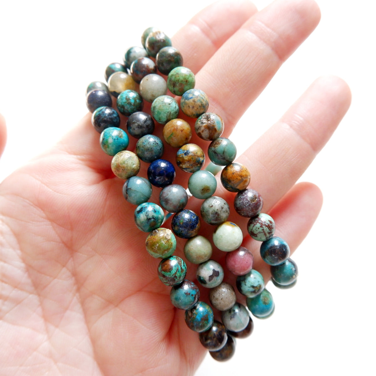 Chrysocolla Crystal Bracelet