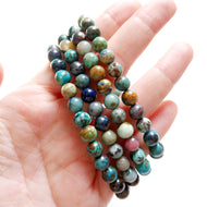 Chrysocolla Crystal Bracelet