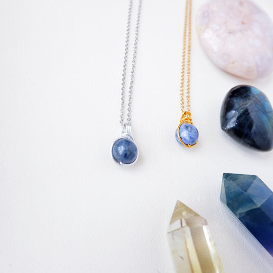 Dew Necklace - Sodalite