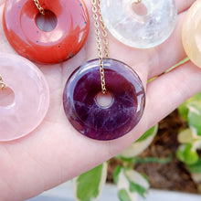 Donut Crystal Necklace