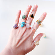 Free-form Crystal Rings