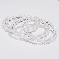 Clear Quartz Crystal Bracelet — Master Healer, Clarity & Amplification | Made by KCA