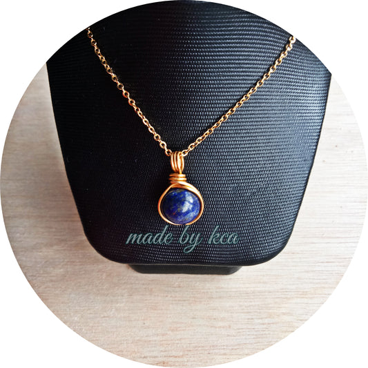 Dew Necklace - Lapis Lazuli