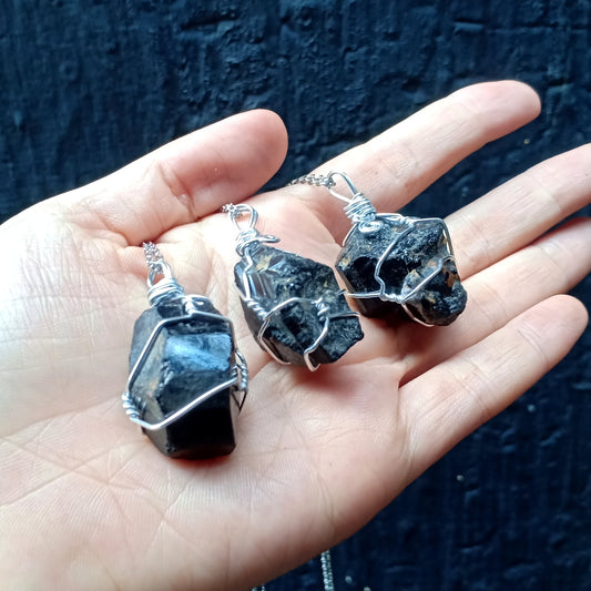 Raw Tourmaline Nugget Necklace
