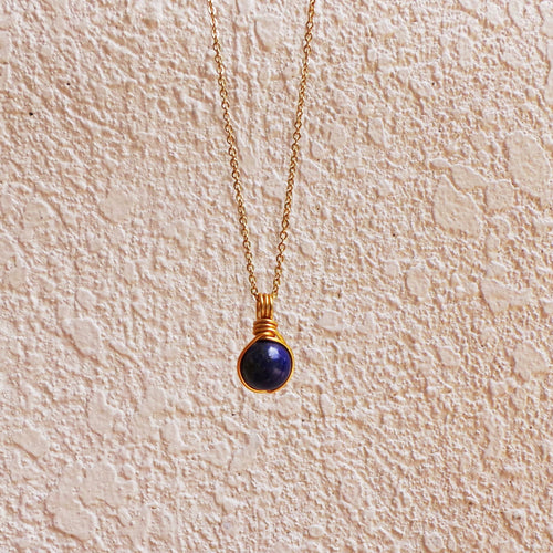 Dew Necklace - Lapis Lazuli