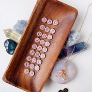 Letter Charm - Pink
