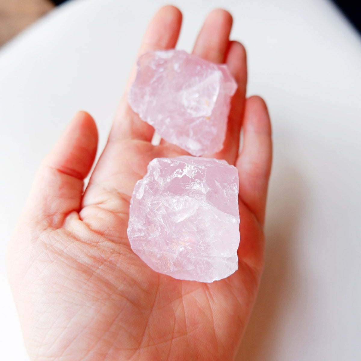 Raw Madagascar Rose Quartz Stone