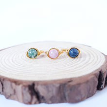 Simple Ring - Kyanite, Kunzite, Moss Agate