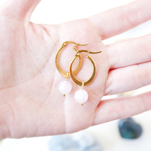 Star and Oval Earrings