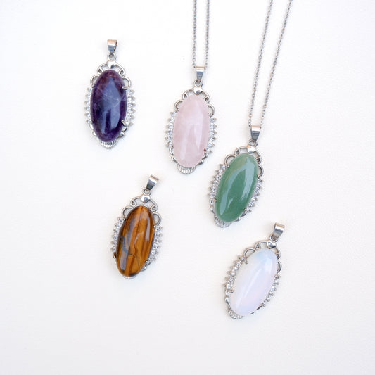 Pendant Series - Romantic Oval Necklace